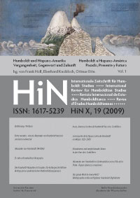 					Ansehen Bd. 10 Nr. 19 (2009): Humboldt und Hispano-Amerika. Vergangenheit, Gegenwart und Zukunft (Vol. 1)
				