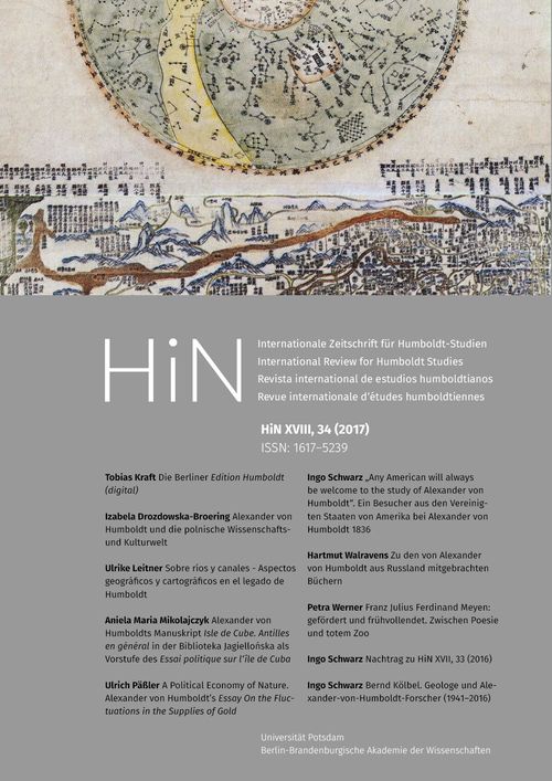 Cover von HiN XVIII, 34 (2017)